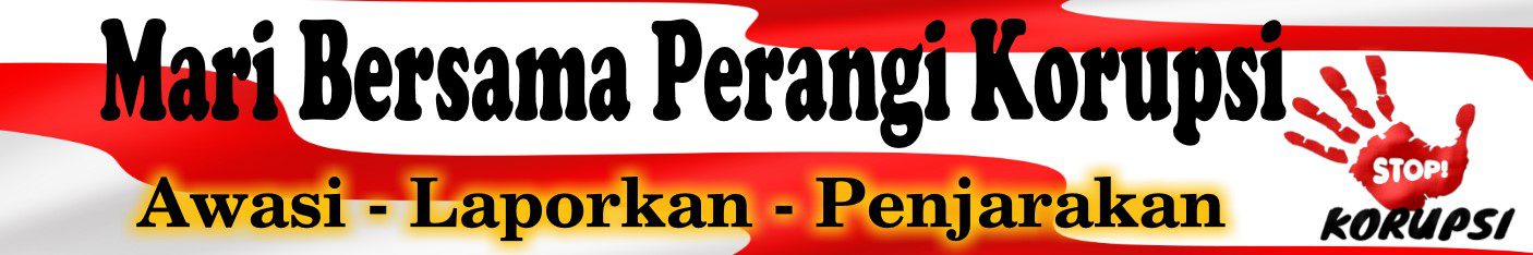 banner anti korupsi