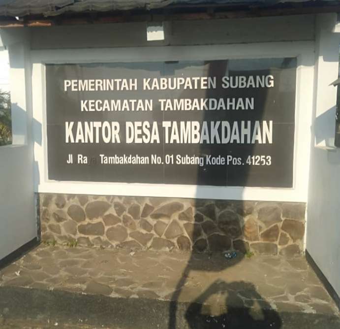 kantor desa tambakdahan subang